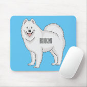 Illustration von Samohunde-Cartoon Mousepad (Mit Mouse)
