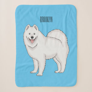 Illustration von Samohunde-Cartoon Sherpadecke