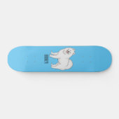 Illustration von Samohunde-Cartoon Skateboard (Horizontal)