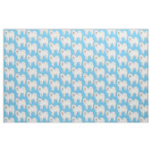 Illustration von Samohunde-Cartoon Stoff (Fat Quarter (45,7 x 55,9 cm))