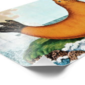 Illustration von See-Elefanten (Zotl) Fotodruck (Ecke)