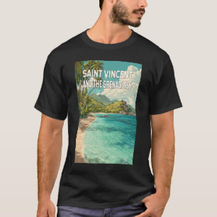 Illustration von St. Vincent und den Grenadinen T-Shirt