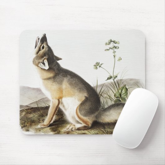 Illustration von Swift Fox (Vulpes velox) Mousepad (Mit Mouse)