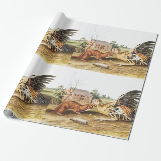 Illustration von Tawny Weasel (Putorius fuscus) Geschenkpapier (Ungerollt)