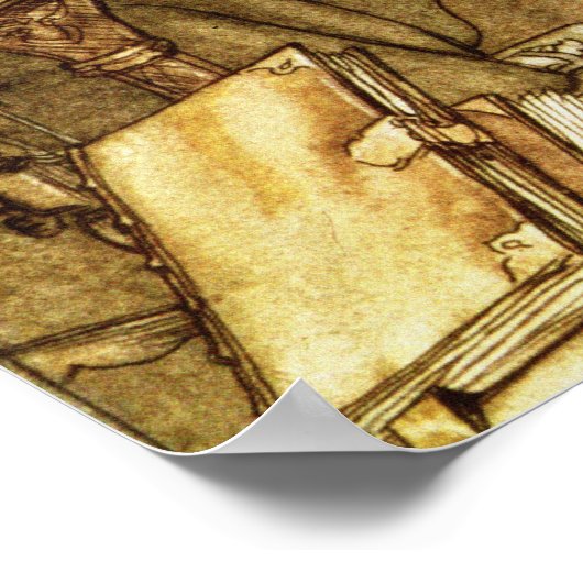 Illustration von "The Jackdaw of Rheims" Poster (Ecke)