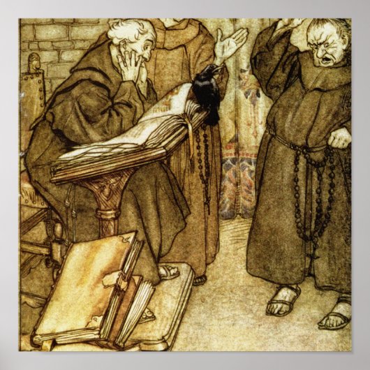 Illustration von "The Jackdaw of Rheims" Poster (Vorne)