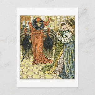 Illustration von The Yellow Zwarf, erste Ausgabe Postkarte