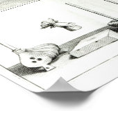 Illustration von 'Traite de la Pesanteur de Poster (Ecke)