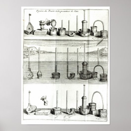 Illustration von 'Traite de la Pesanteur de Poster (Vorne)