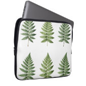 Illustration von Vintage-Botanik-Farnblättern Laptopschutzhülle (Vorne Rechts)