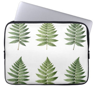 Illustration von Vintage-Botanik-Farnblättern Laptopschutzhülle