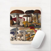 Illustration von Vintage-Pilzen Mousepad (Mit Mouse)