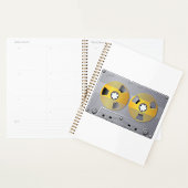 Illustration von Vintagen Kassettenband Planer