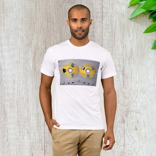 Illustration von Vintagen Kassettenband T-Shirt