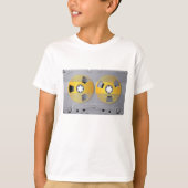 Illustration von Vintagen Kassettenband T-Shirt (Vorderseite)