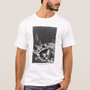 Illustration von 'von der Erde zum Moon T-Shirt