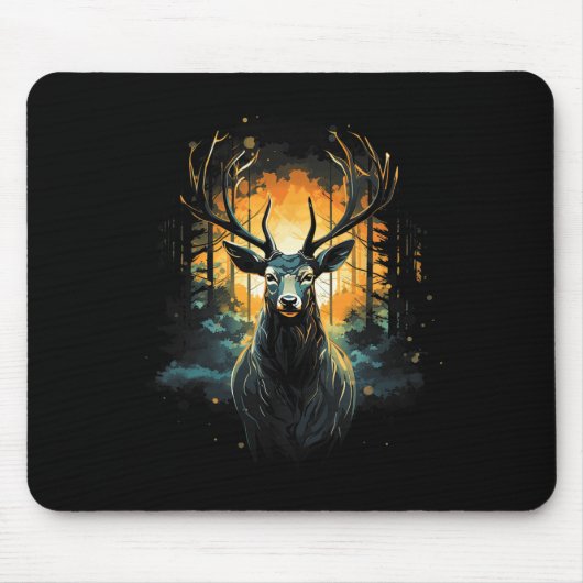 Illustration von Waldwild Mousepad (Vorne)