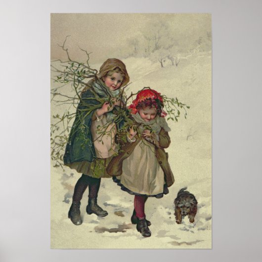 Illustration von Weihnachtsbaumzucht, Pub. 1886 Poster (Vorne)