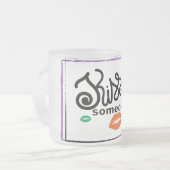 Illustration von Whimsisfarben KISSES Mattglastasse (Vorderseite Links)