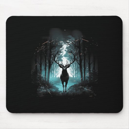 Illustration von Wildtieren aus Wäldern 2 Mousepad (Vorne)