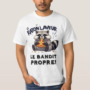 Illustration Waschbär Humor Der saubere Bandit! T-Shirt