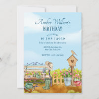 Illustration Watercolor Gardener