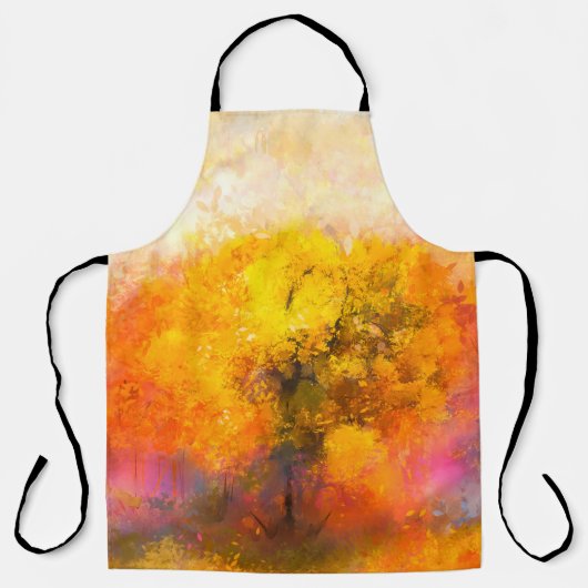 Illustration weiche bunten Herbstwald. Abstrakt Schürze (Vorderseite)