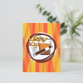 Illustration Wiskey und Cigar Postkarte (Stehend Vorderseite)