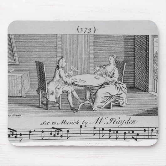 Illustration zu den Noten durch Joseph Haydn Mousepad (Vorne)