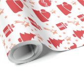 Illustration zu Weihnachtselementen Geschenkpapier (Rolleneckpunkt)