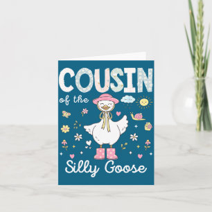 Illustration zum 1. Geburtstag von Cousin Silly Go Karte
