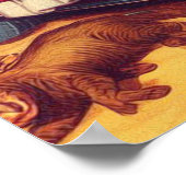 Illustration zum Button Vintager Länder Poster (Ecke)