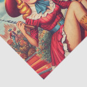 Illustration zum Button Vintager Länder Seidenpapier (Ausschnitt)