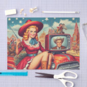 Illustration zum Button Vintager Länder Seidenpapier (Handwerk)