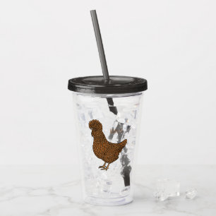 Illustration zum Cartoon von Chamois-Hühnchen Acryltrinkbecher