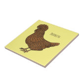 Illustration zum Cartoon von Chamois-Hühnchen Fliese (Seite)