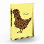 Illustration zum Cartoon von Chamois-Hühnchen Fotoblock (Links)