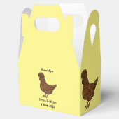 Illustration zum Cartoon von Chamois-Hühnchen Geschenkschachtel (Geöffnet)