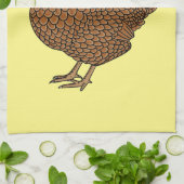 Illustration zum Cartoon von Chamois-Hühnchen Geschirrtuch (Gefaltet)