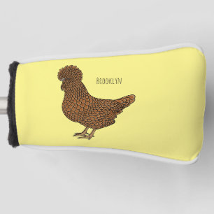 Illustration zum Cartoon von Chamois-Hühnchen Golf Headcover