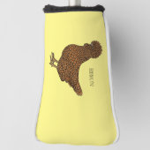 Illustration zum Cartoon von Chamois-Hühnchen Golf Headcover (Rotieren 90)