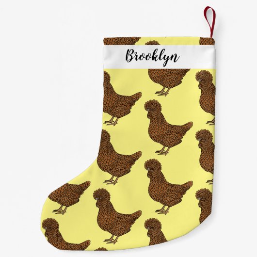 Illustration zum Cartoon von Chamois-Hühnchen Kleiner Weihnachtsstrumpf (Rückseite)