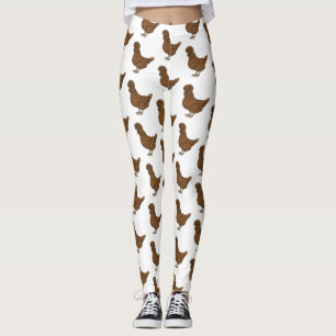 Illustration zum Cartoon von Chamois-Hühnchen Leggings