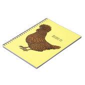 Illustration zum Cartoon von Chamois-Hühnchen Notizblock (Linke Seite)