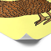 Illustration zum Cartoon von Chamois-Hühnchen Poster (Ecke)