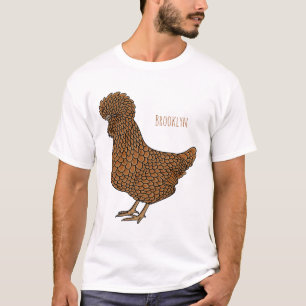 Illustration zum Cartoon von Chamois-Hühnchen T-Shirt