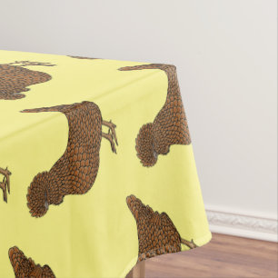 Illustration zum Cartoon von Chamois-Hühnchen Tischdecke