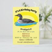 Illustration zum Cartoon von Loonen Einladung (Stehend Vorderseite)