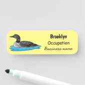 Illustration zum Cartoon von Loonen Namensschild (Beispiel)