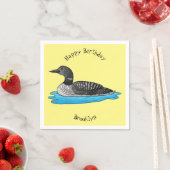 Illustration zum Cartoon von Loonen Serviette (Beispiel)